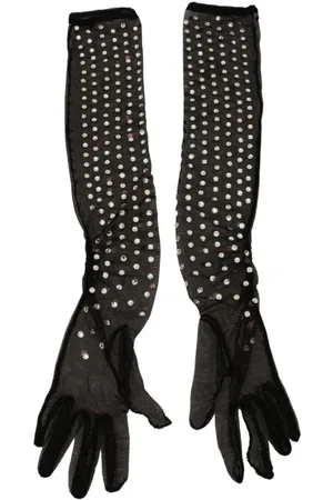 Dolce & Gabbana Dames, Accessoires, Zwart, Maat: 7 1/2 IN Katoen