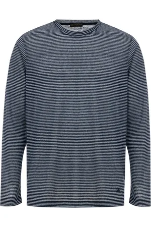 corneliani Heren, Tops, Blauw, Maat: L Linnen