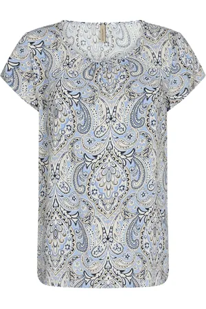 soyaconcept Dames, Tops, Veelkleurig, Maat: L Viscose