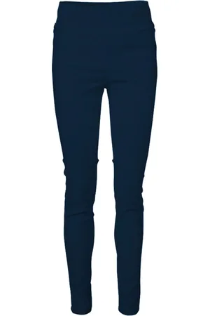 Freequent Dames, Broeken, Blauw, Maat: M