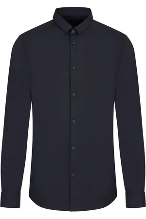 Armani Exchange Heren, Overhemden, Blauw, Maat: S