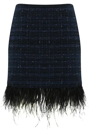 Twin-Set Dames, Rokken, Blauw, Maat: XS Katoen