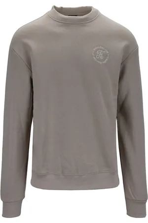 F**K Dames, Sweatshirts & Hoodies, Grijs, Maat: S Katoen