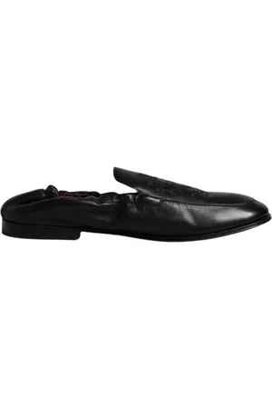 Dolce & Gabbana Heren, Schoenen, Zwart, Maat: 40 EU Leer
