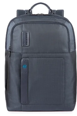 Piquadro Unisex, Tassen, Blauw, Maat: ONE Size Katoen
