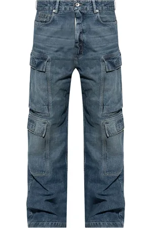 Rick Owens Heren, Jeans, Blauw, Maat: W30 Katoen