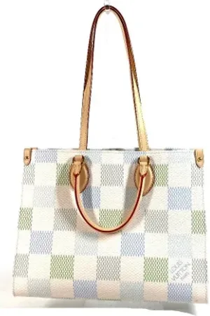 LOUIS VUITTON Dames, Pre-owned, Wit, Maat: ONE Size Katoen