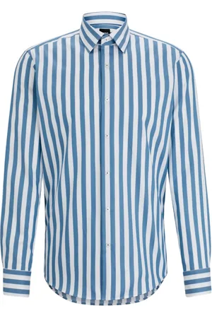 HUGO BOSS Heren, Overhemden, Veelkleurig, Maat: 4XL