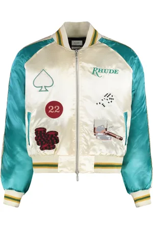 Rhude Heren, Jassen, Wit, Maat: S Poliester