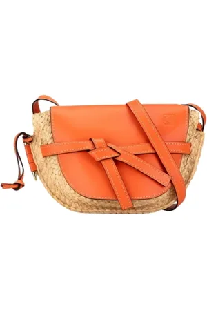 Loewe Dames, Pre-owned, Oranje, Maat: ONE Size Leer
