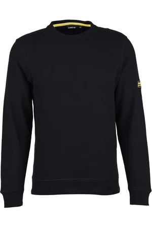Barbour Heren, Sweatshirts & Hoodies, Zwart, Maat: L Katoen