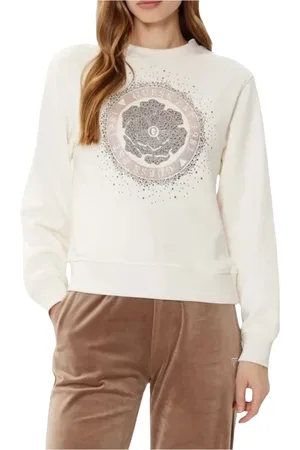 Guess Dames, Truien, Wit, Maat: XS Fleece