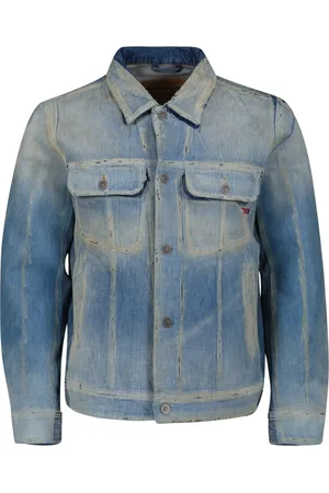 Diesel Heren, Jassen, Blauw, Maat: XL Denim