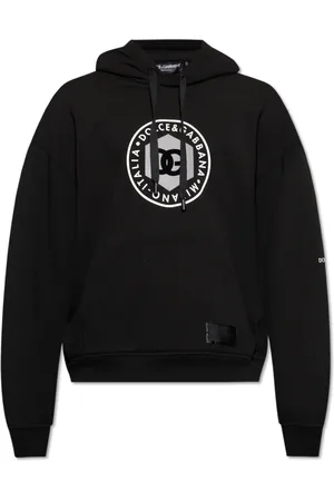 Dolce & Gabbana Heren, Sweatshirts & Hoodies, Zwart, Maat: 2XL Katoen