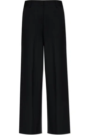Kenzo Dames, Broeken, Zwart, Maat: XS Wol