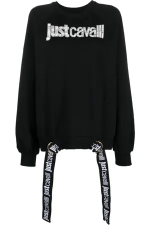 Roberto Cavalli Dames, Sweatshirts & Hoodies, Zwart, Maat: S