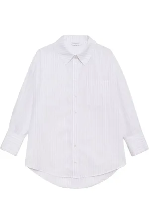 ANINE BING Dames, Blouses & Shirts, Wit, Maat: XS Katoen