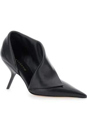 Salvatore Ferragamo Dames, Schoenen, Zwart, Maat: 38 1/2 EU