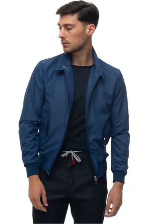 Kiton Heren, Jassen, Blauw, Maat: L