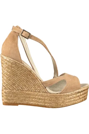 Espadrilles Dames, Schoenen, Bruin, Maat: 39 EU Suède