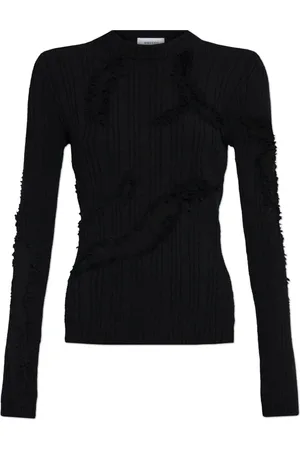 Alexander McQueen Dames, Truien, Zwart, Maat: XS Wol