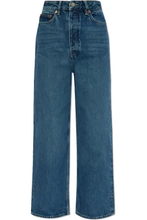 Samsøe Samsøe Dames, Jeans, Blauw, Maat: W25 L30 Katoen