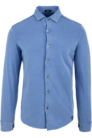 DRUMOHR Heren, Overhemden, Blauw, Maat: XL