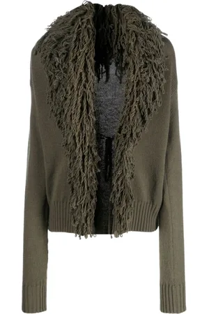 BLUMARINE Dames, Truien, Groen, Maat: S Wol