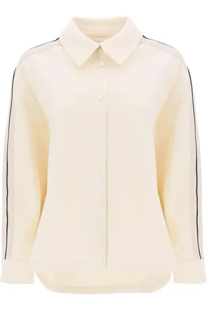 Palm Angels Dames, Blouses & Shirts, Wit, Maat: M Jersey
