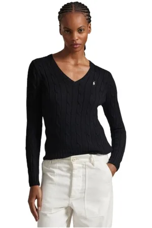 Ralph Lauren Dames, Truien, Zwart, Maat: XS Katoen