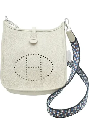 Hermès Dames, Pre-owned, Wit, Maat: ONE Size Leer