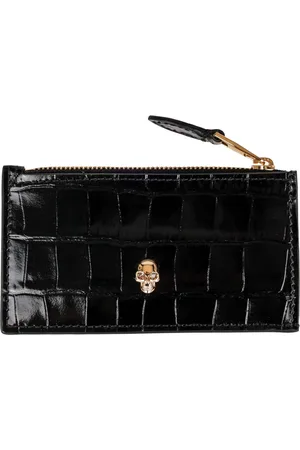 Alexander McQueen Dames, Accessoires, Zwart, Maat: ONE Size Leer