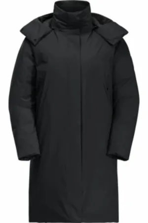 Jack Wolfskin Heren, Mantels, Zwart, Maat: 2XL Wol