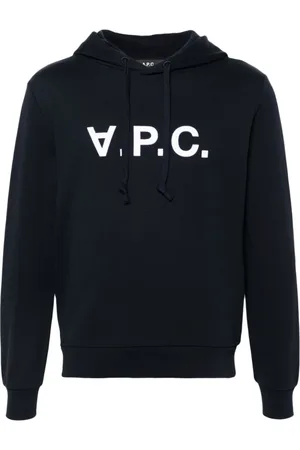 A.P.C. Dames, Sweatshirts & Hoodies, Blauw, Maat: S Katoen