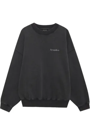 ANINE BING Dames, Sweatshirts & Hoodies, Zwart, Maat: L Katoen