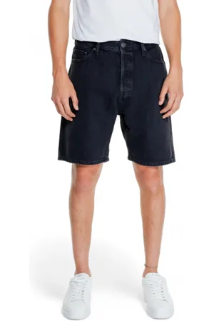 JACK & JONES Heren, Korte broeken, Zwart, Maat: S Katoen