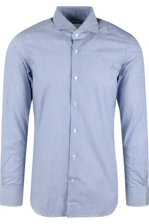 Brian Dales Heren, Overhemden, Blauw, Maat: XL Katoen