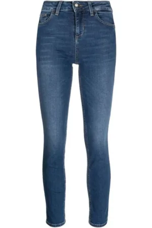 Liu Jo Dames, Jeans, Blauw, Maat: W26 Katoen