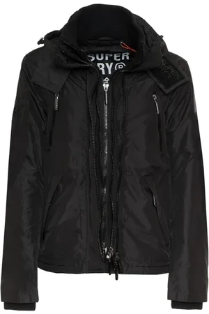 Superdry Heren, Jassen, Zwart, Maat: S Poliester