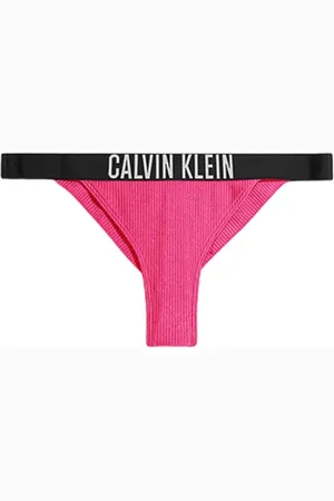 Calvin Klein Dames, Badkleding, Roze, Maat: S Nylon