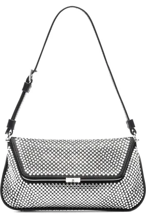 Amina Muaddi Dames, Tassen, Zwart, Maat: ONE Size Leer