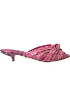 Dolce & Gabbana Dames, Schoenen, Roze, Maat: 36 EU Leer