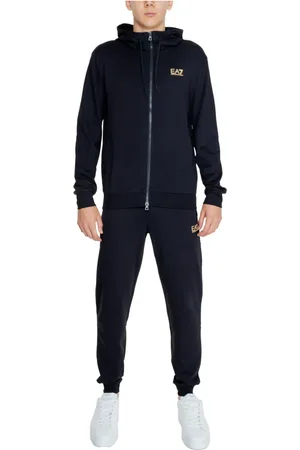 EA7 Heren, Sport, Zwart, Maat: 2XL Katoen