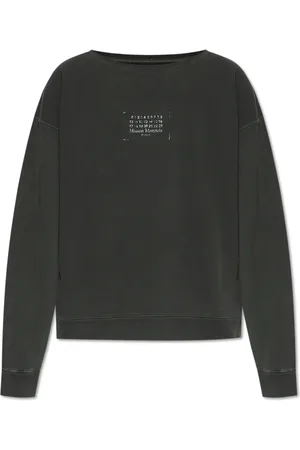 Maison Margiela Heren, Sweatshirts & Hoodies, Grijs, Maat: S Katoen