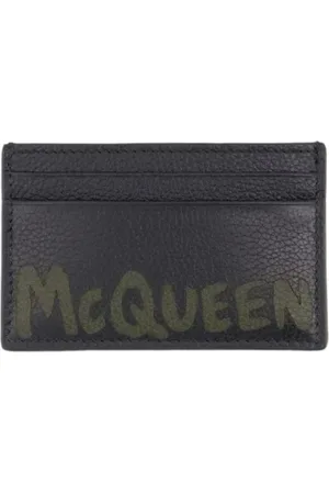 Alexander McQueen Heren, Accessoires, Zwart, Maat: ONE Size Leer