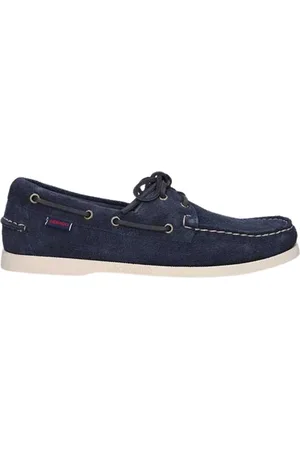 SEBAGO Heren, Schoenen, Blauw, Maat: 43 1/2 EU Leer