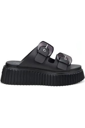 AGL ATTILIO GIUSTI LEOMBRUNI Dames, Schoenen, Zwart, Maat: 38 EU Leer