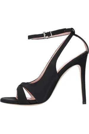 ANNA F. Dames, Schoenen, Zwart, Maat: 40 EU Satijn
