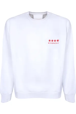 Givenchy Heren, Sweatshirts & Hoodies, Wit, Maat: M Katoen