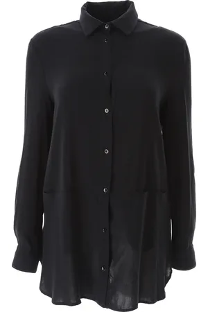 Alessia Santi Dames, Blouses & Shirts, Zwart, Maat: S